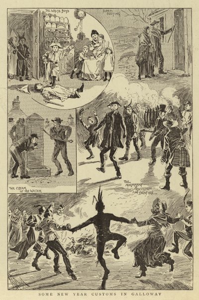Alcuni Costumi di Capodanno in Galloway da Alexander Stuart Boyd